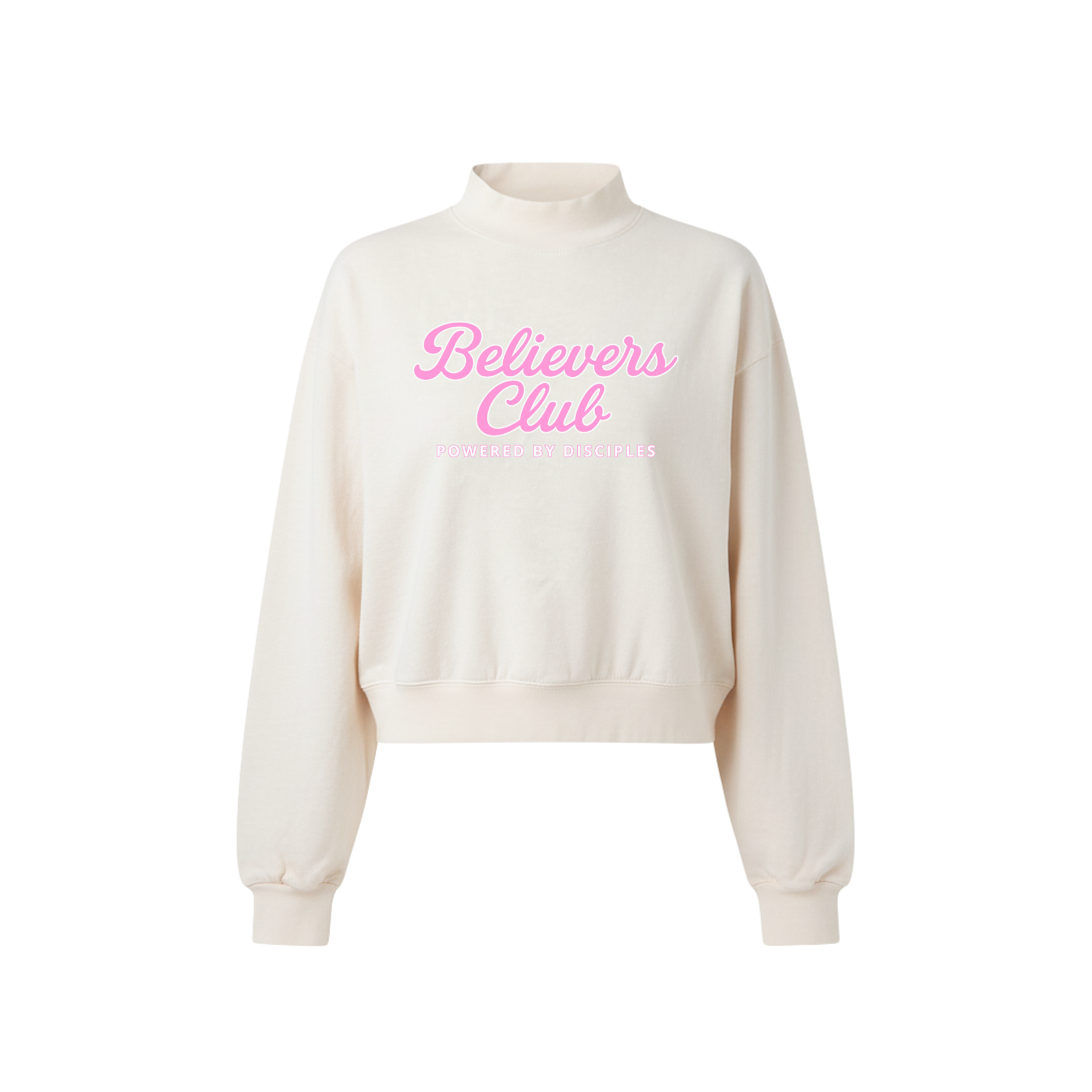 Women’s Believers Club Mock Neck Sweater